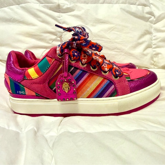 Kurt Geiger London Southbank Tag Platform Sneakers EU Size 41 US 10 NWOB - Picture 7 of 16